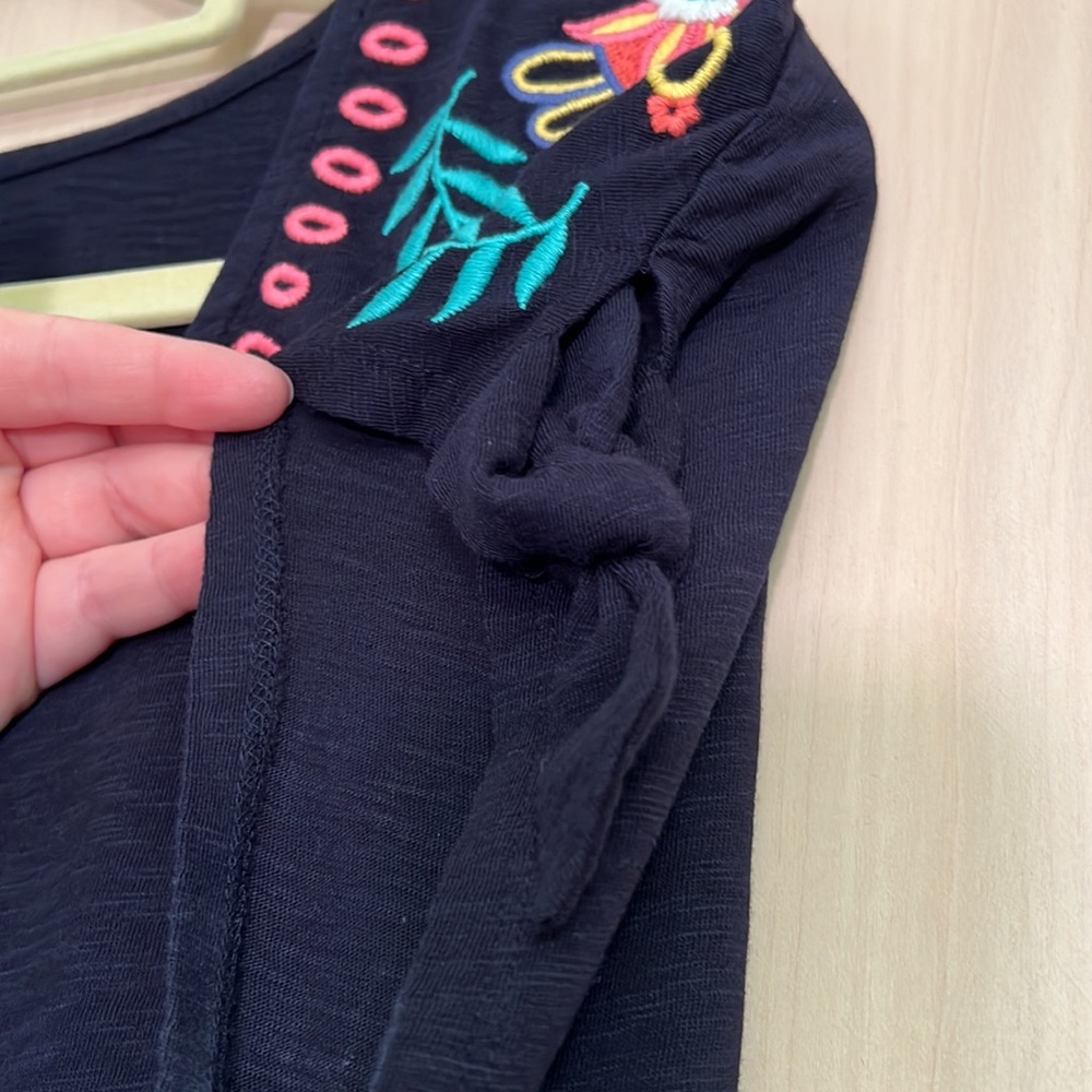 Talbots Embroidered Shift Dress - Picture 7 of 7